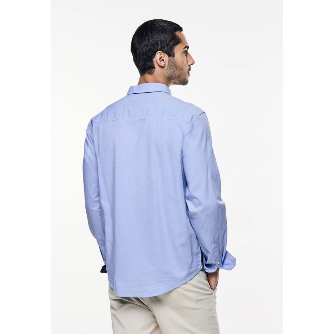 Street One kauluspaita oxford, vaaleansininen - Moment.fi