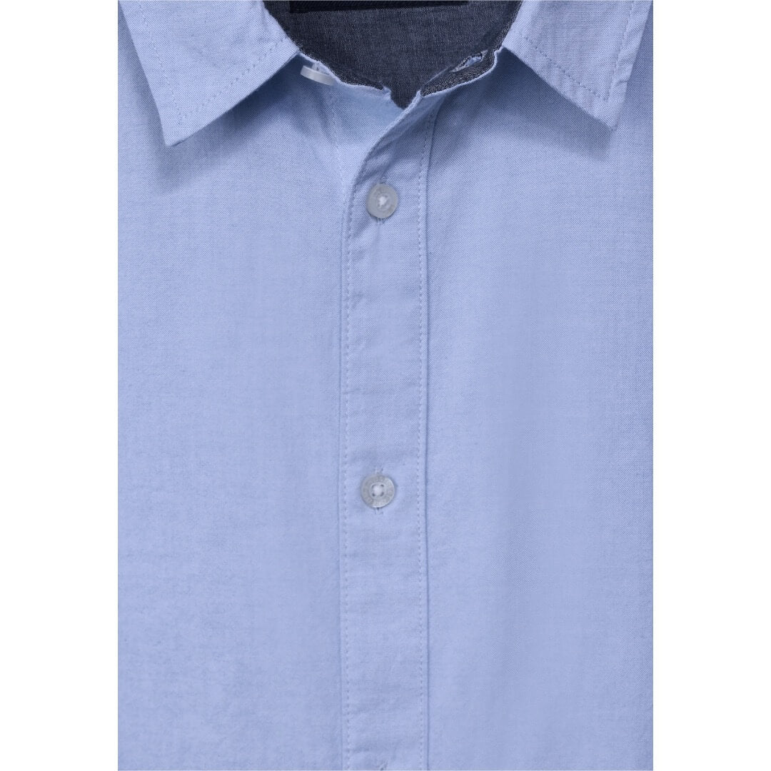 Street One kauluspaita oxford, vaaleansininen - Moment.fi