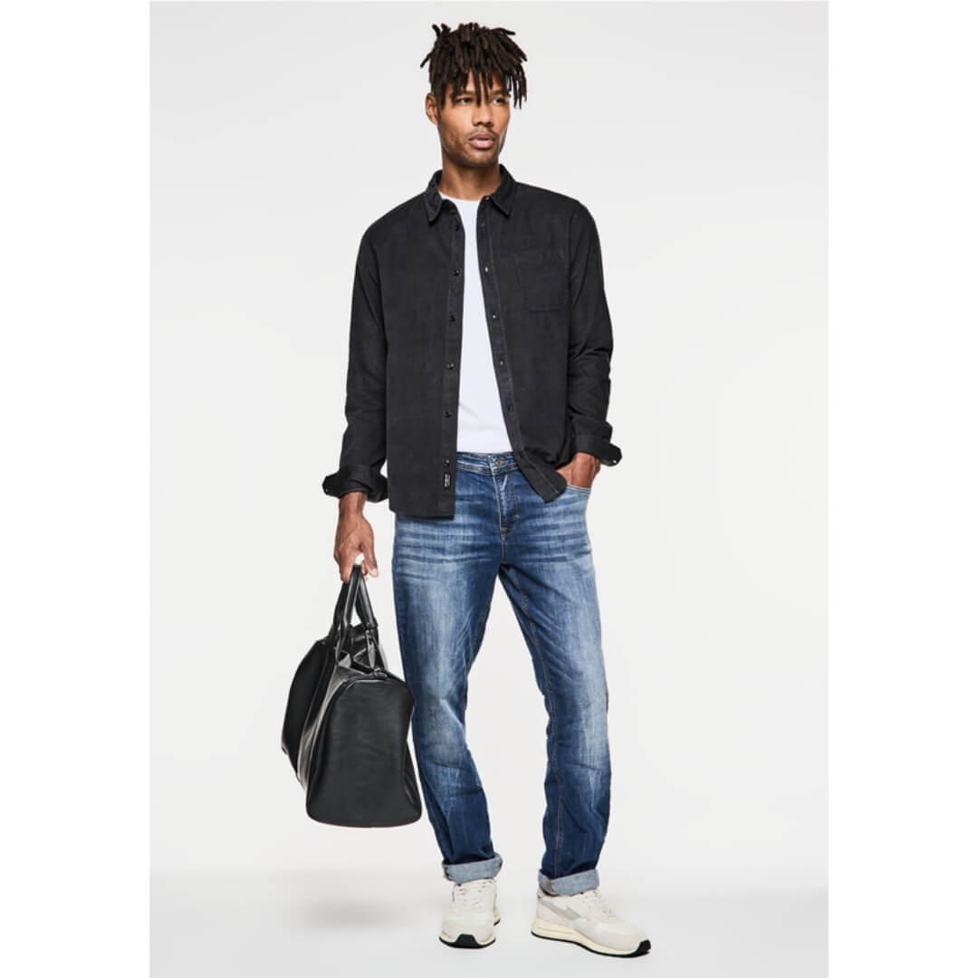 Street One samettipaita, tummanharmaa - Moment.fi