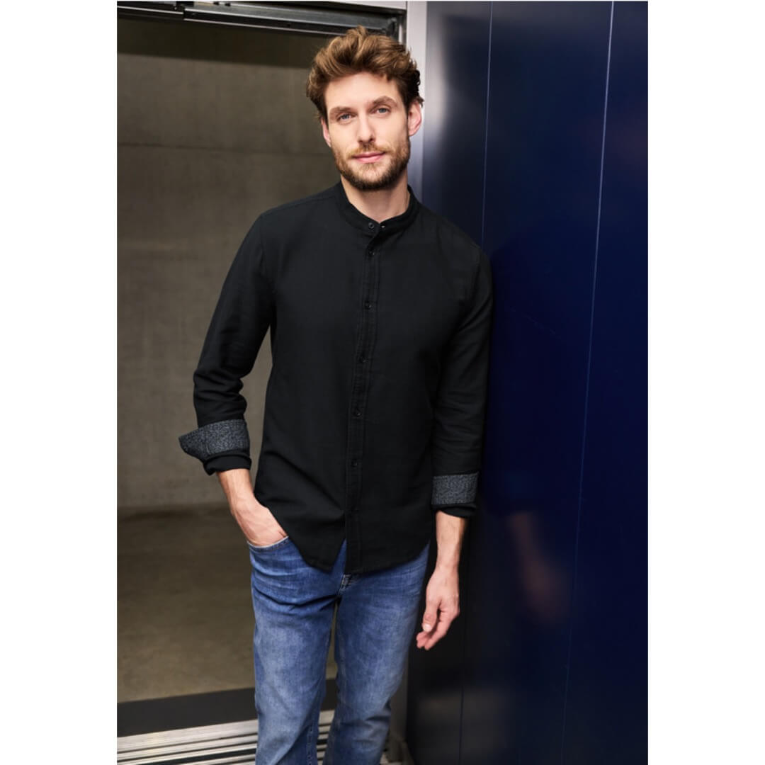 Street One pystykauluspaita, musta - Moment.fi