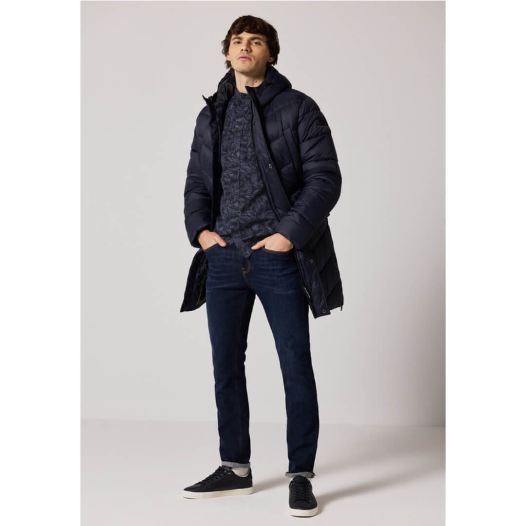 Street One kuosipaita, tummansininen - Moment.fi