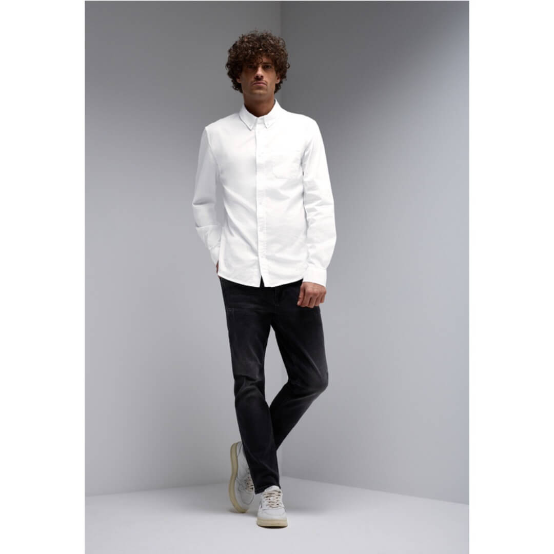 Street One kauluspaita stretch, valkoinen - Moment.fi