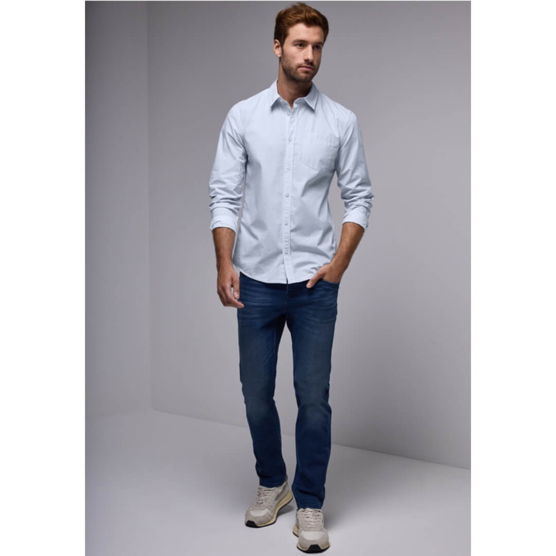 Street One kauluspaita, vaaleansininen - Moment.fi