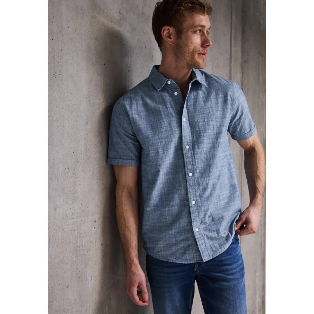 Street One paita chambray, sininen - Moment.fi