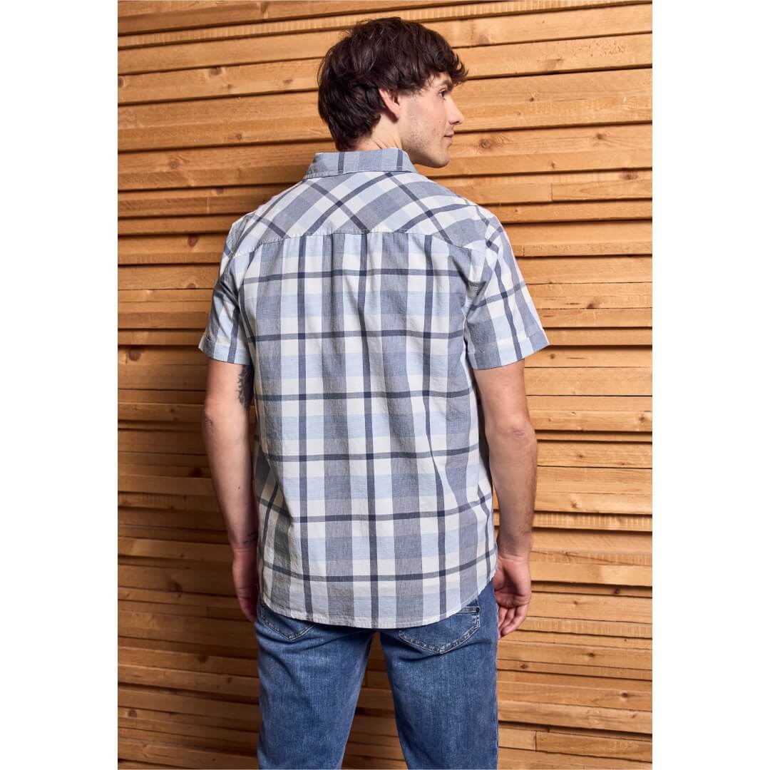 Street One ruutupaita 1/2, vaaleansininen - Moment.fi