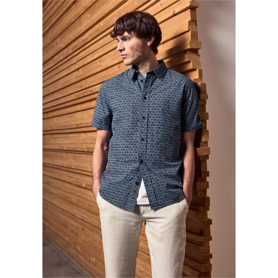 Street One kuosipaita, sininen - Moment.fi