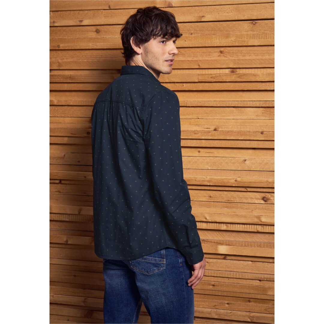 Street One kauluspaita, tummansininen - Moment.fi