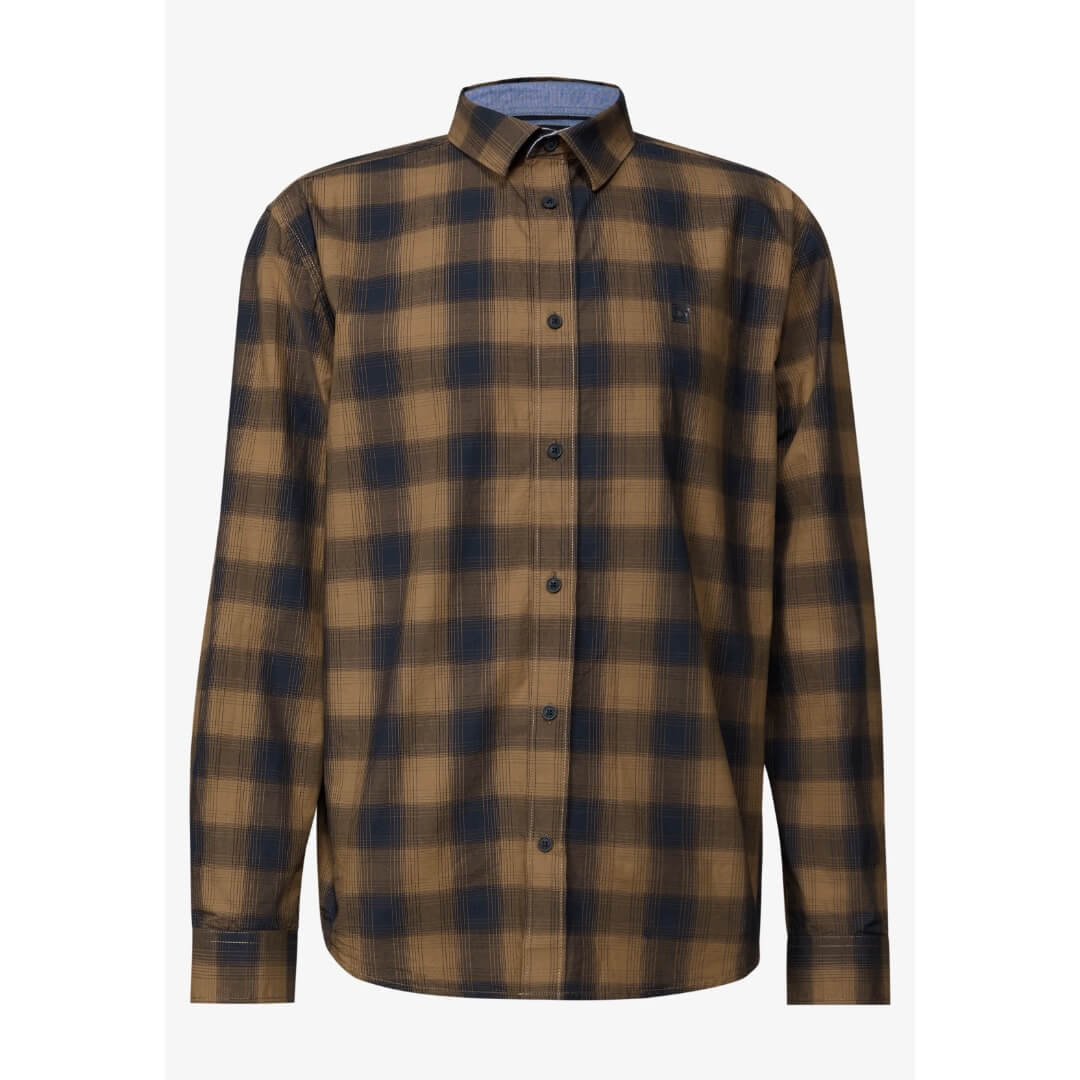 STREET ONE ruutupaita, sininen - Moment.fi