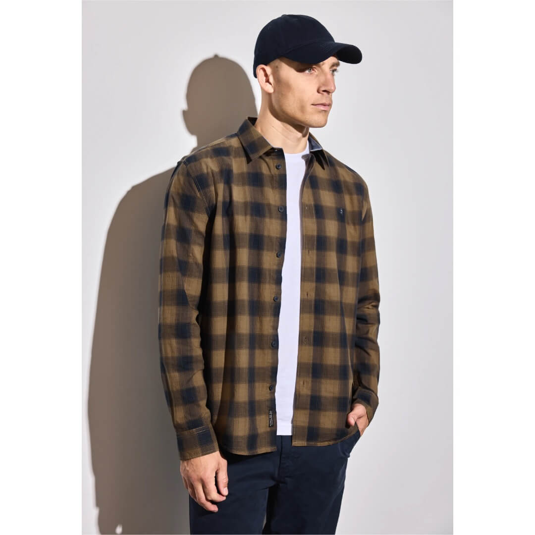 STREET ONE ruutupaita, sininen - Moment.fi