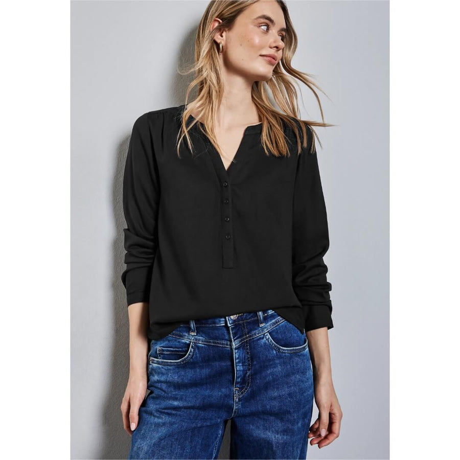 Street One paita Bamika, musta - Moment.fi