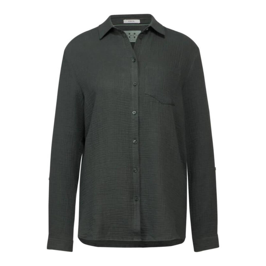 Cecil puuvillapaita, tummaoliivi - Moment.fi