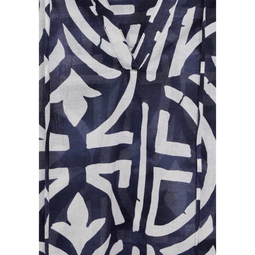 Street One kuosipaita, sininen - Moment.fi