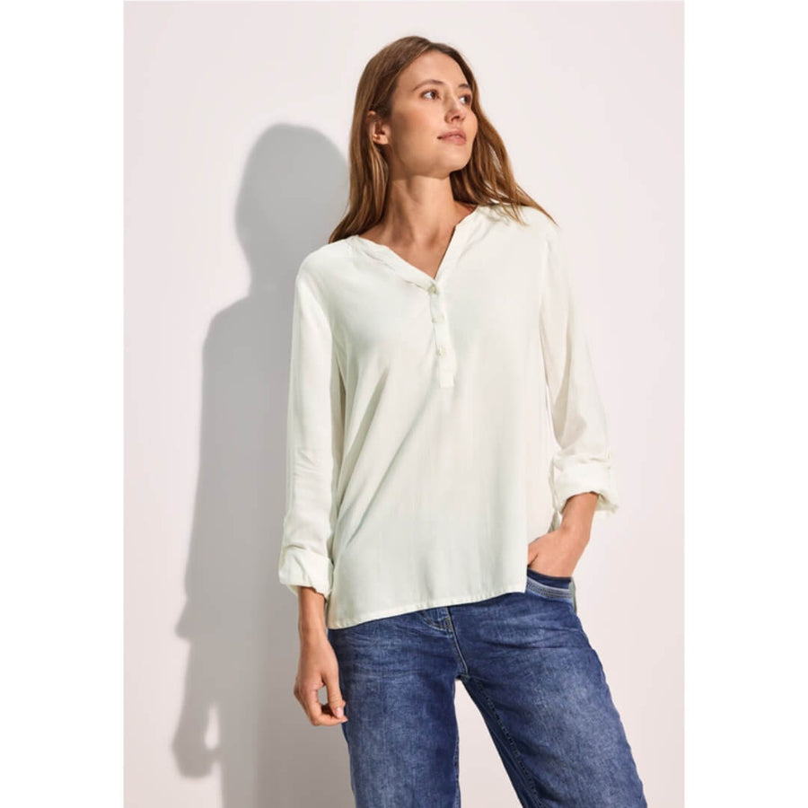 Cecil viskoosipaita, luonnonvalkoinen - Moment.fi