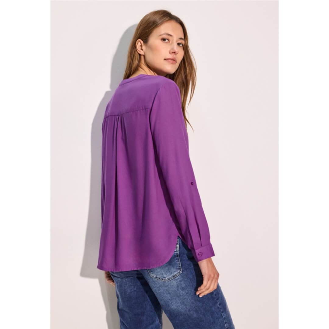 Cecil viskoosipaita, lila - Moment.fi