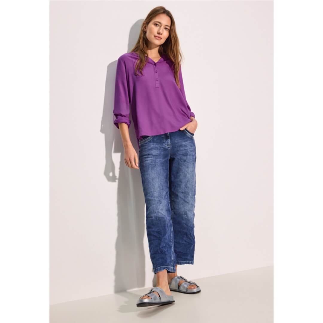 Cecil viskoosipaita, lila - Moment.fi