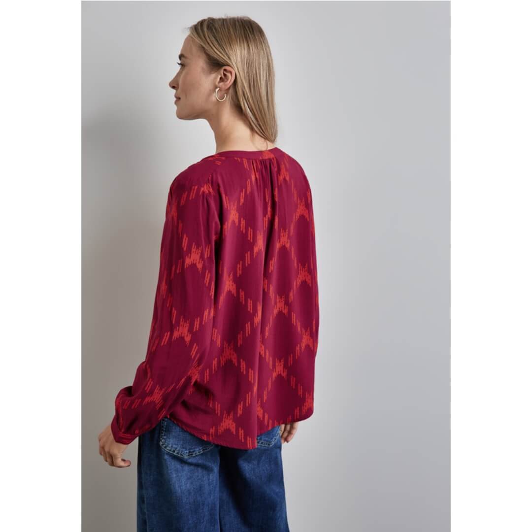 Street One kuosipaita, punainen - Moment.fi