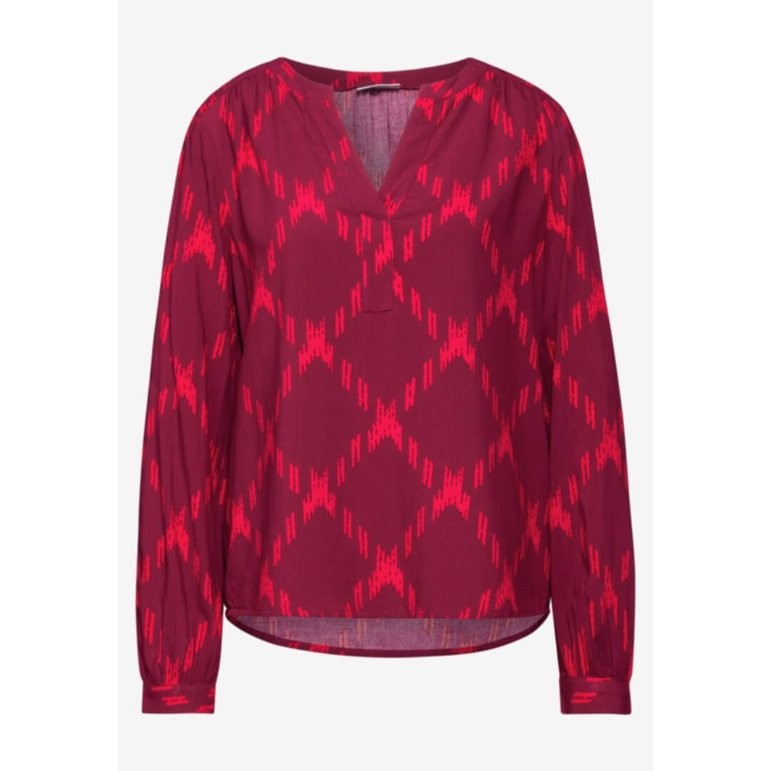 Street One kuosipaita, punainen - Moment.fi