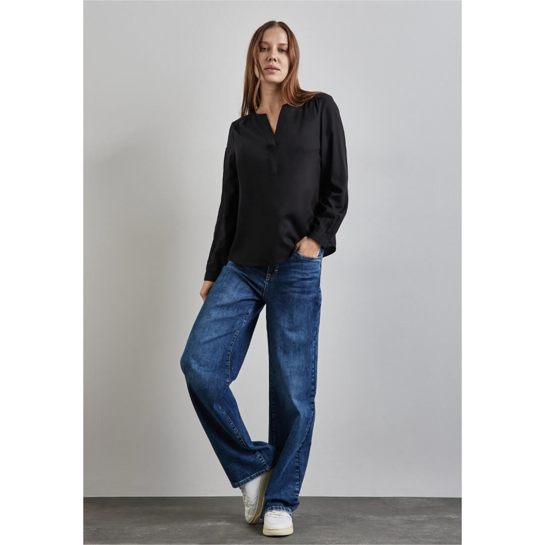 Street One paita tunika, musta - Moment.fi