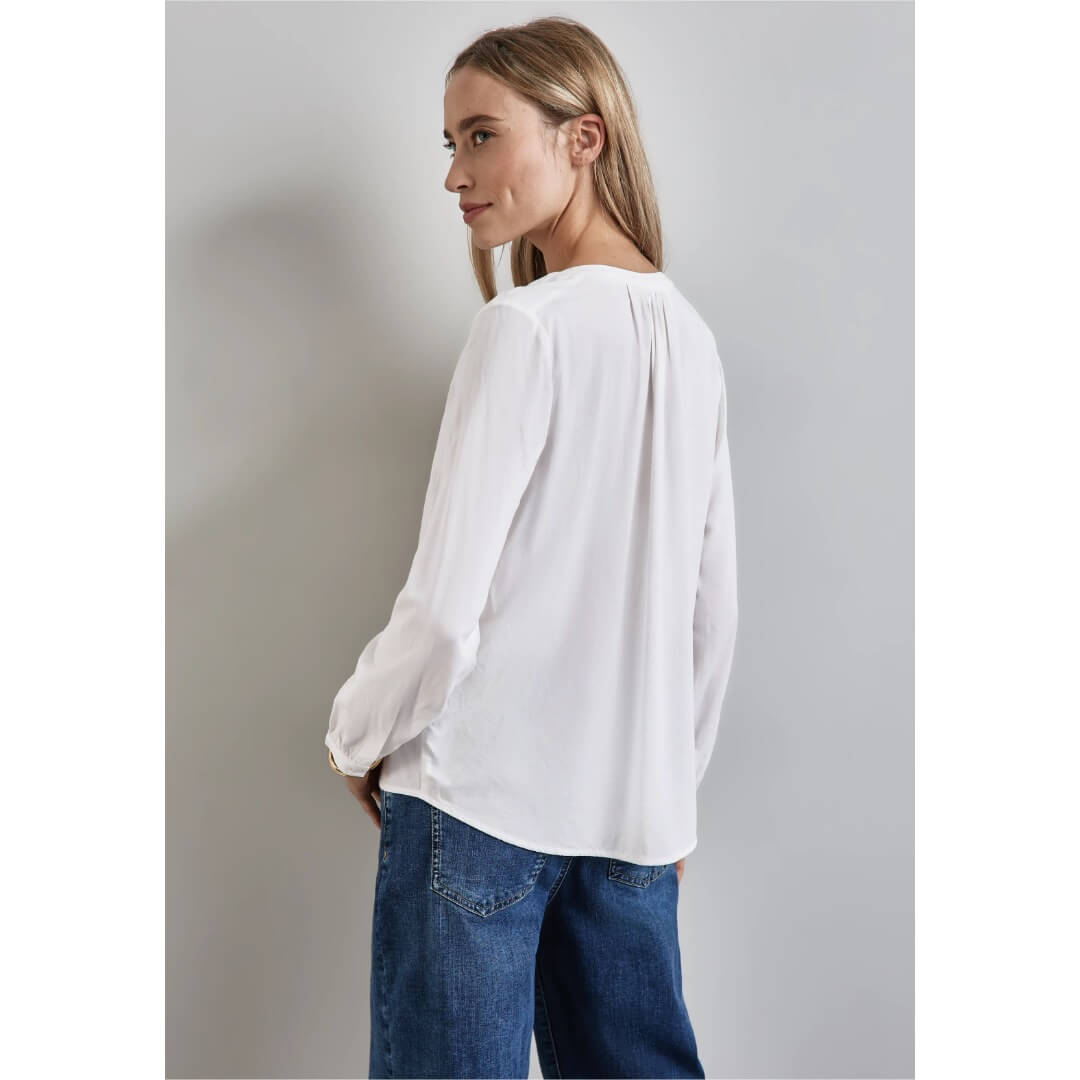 Street One paita tunika, luonnonvalkoinen - Moment.fi