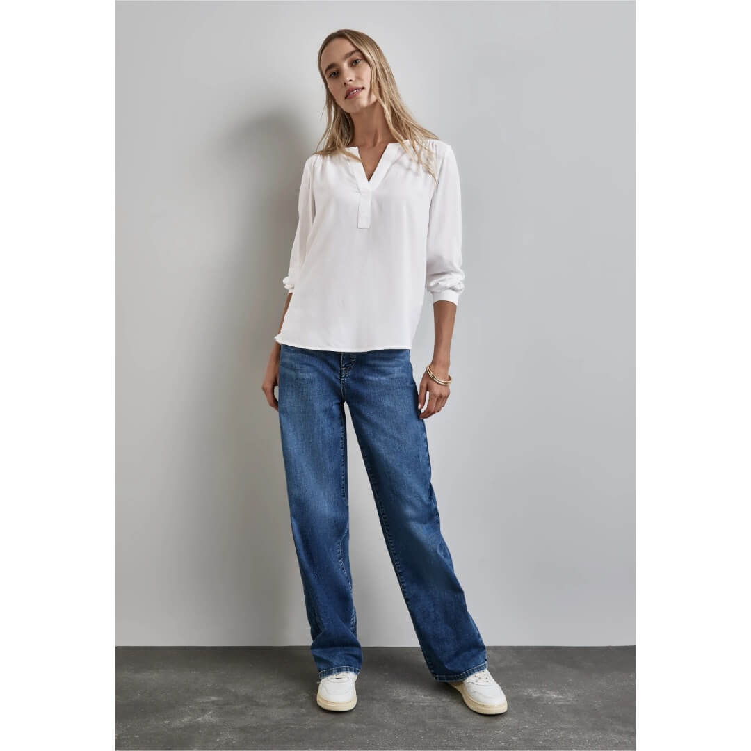Street One paita tunika, luonnonvalkoinen - Moment.fi
