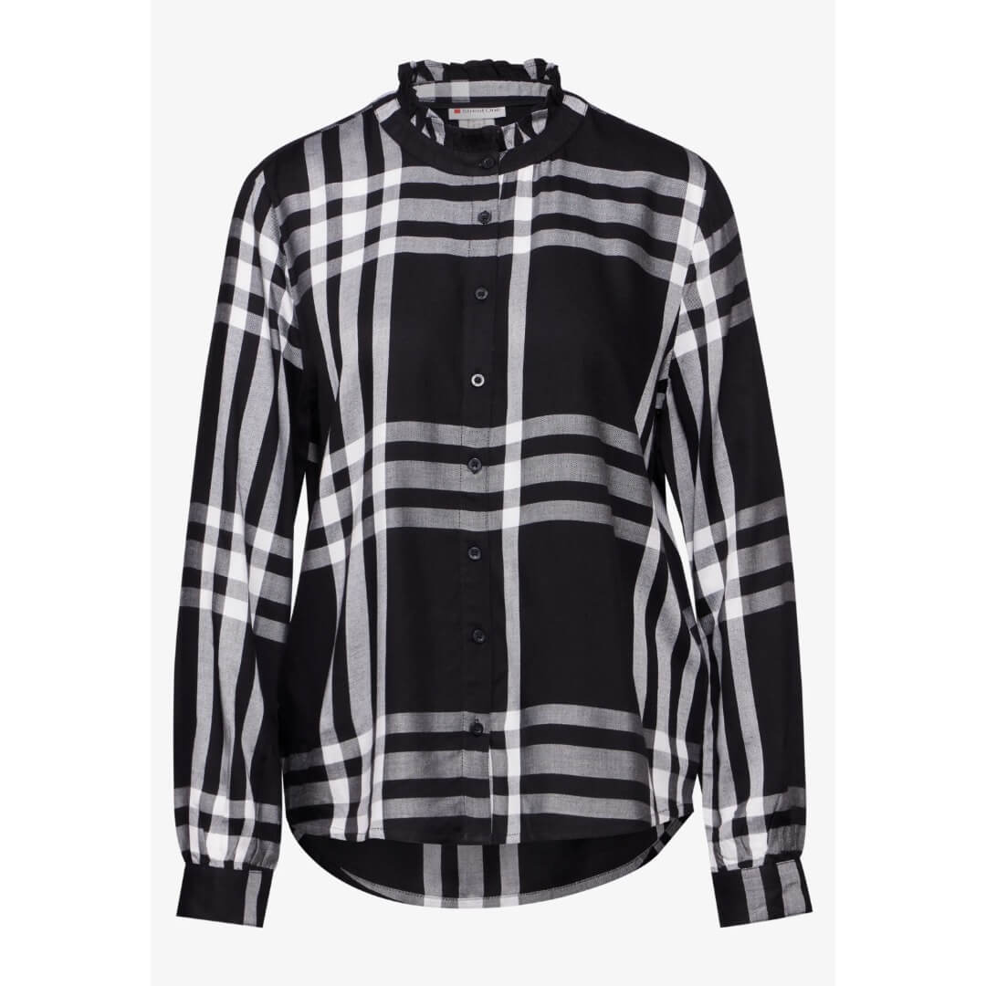 Street One ruutupaita, musta - Moment.fi