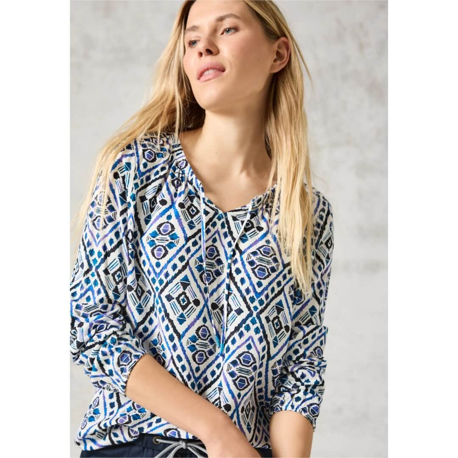 Cecil kuosipaita, valkoinen - Moment.fi