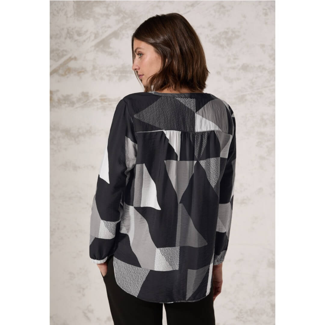 Street One kuosipaita, musta - Moment.fi