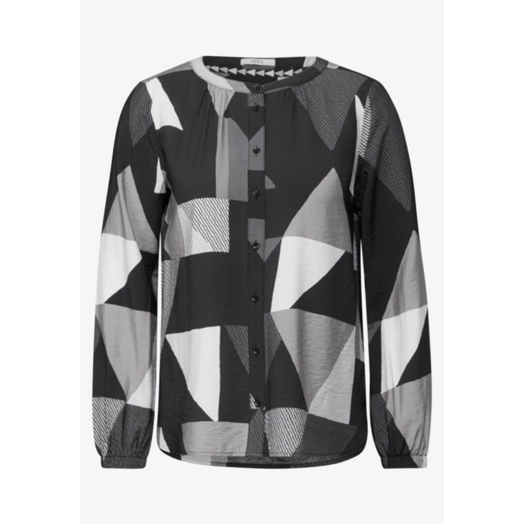 Street One kuosipaita, musta - Moment.fi