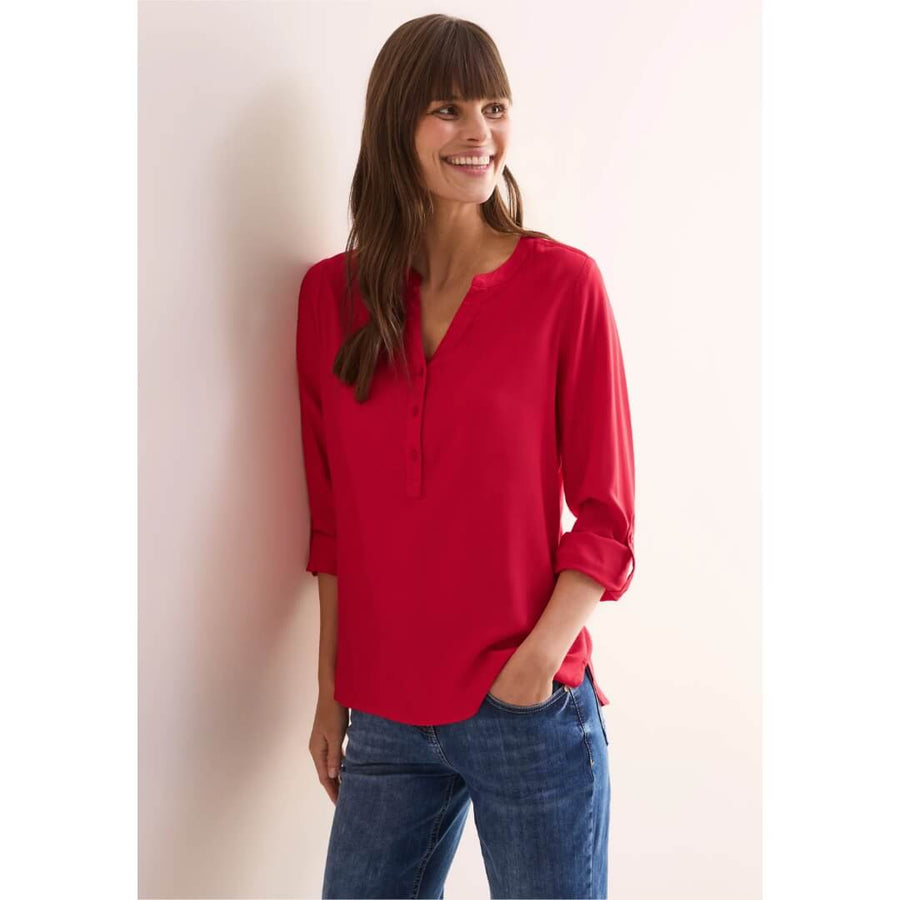 Cecil viskoosipaita, punainen - Moment.fi