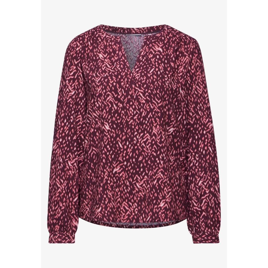 Street One kuosipaita Bamika, viini - Moment.fi