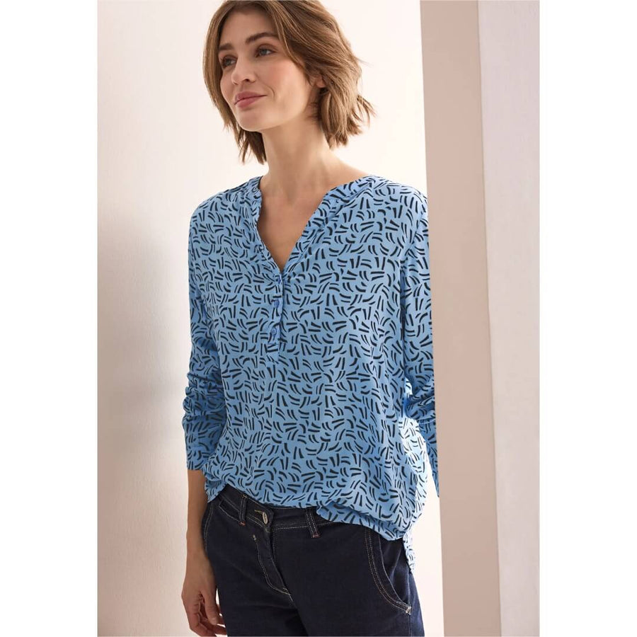 Cecil kuosipaita, vaaleansininen - Moment.fi