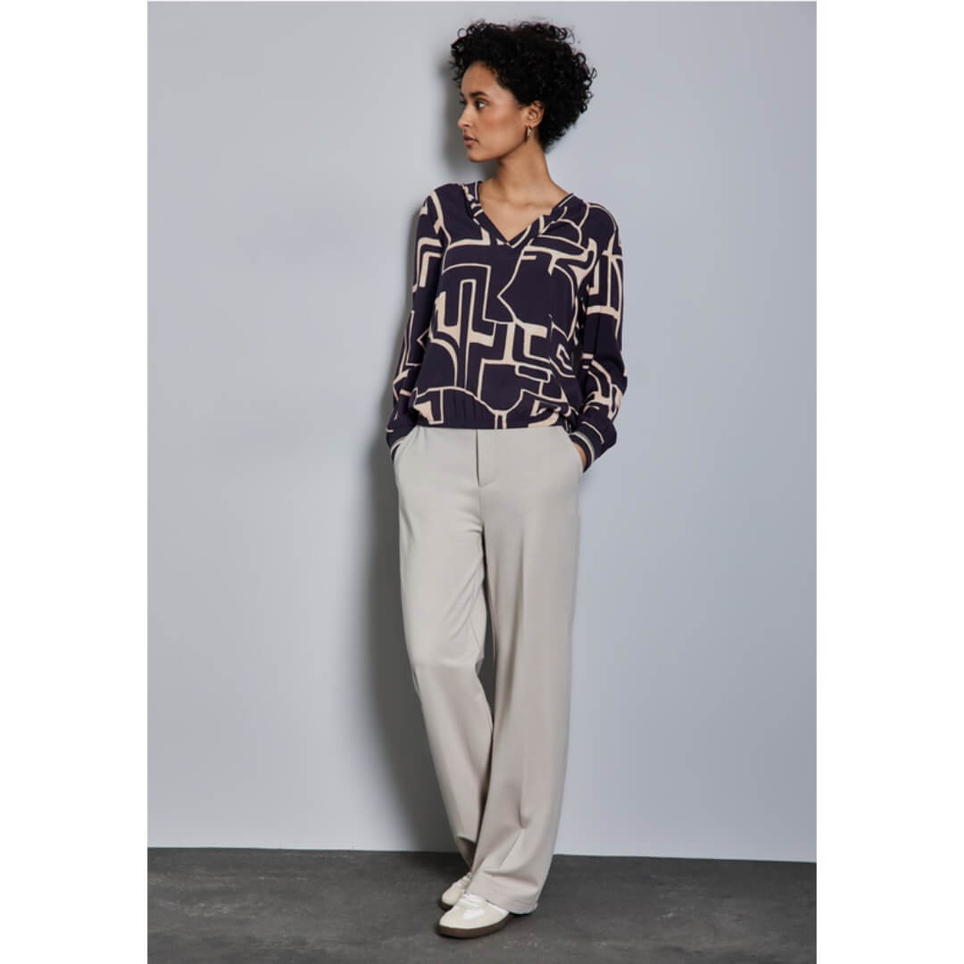 Street One kuosipaita, sininen - Moment.fi