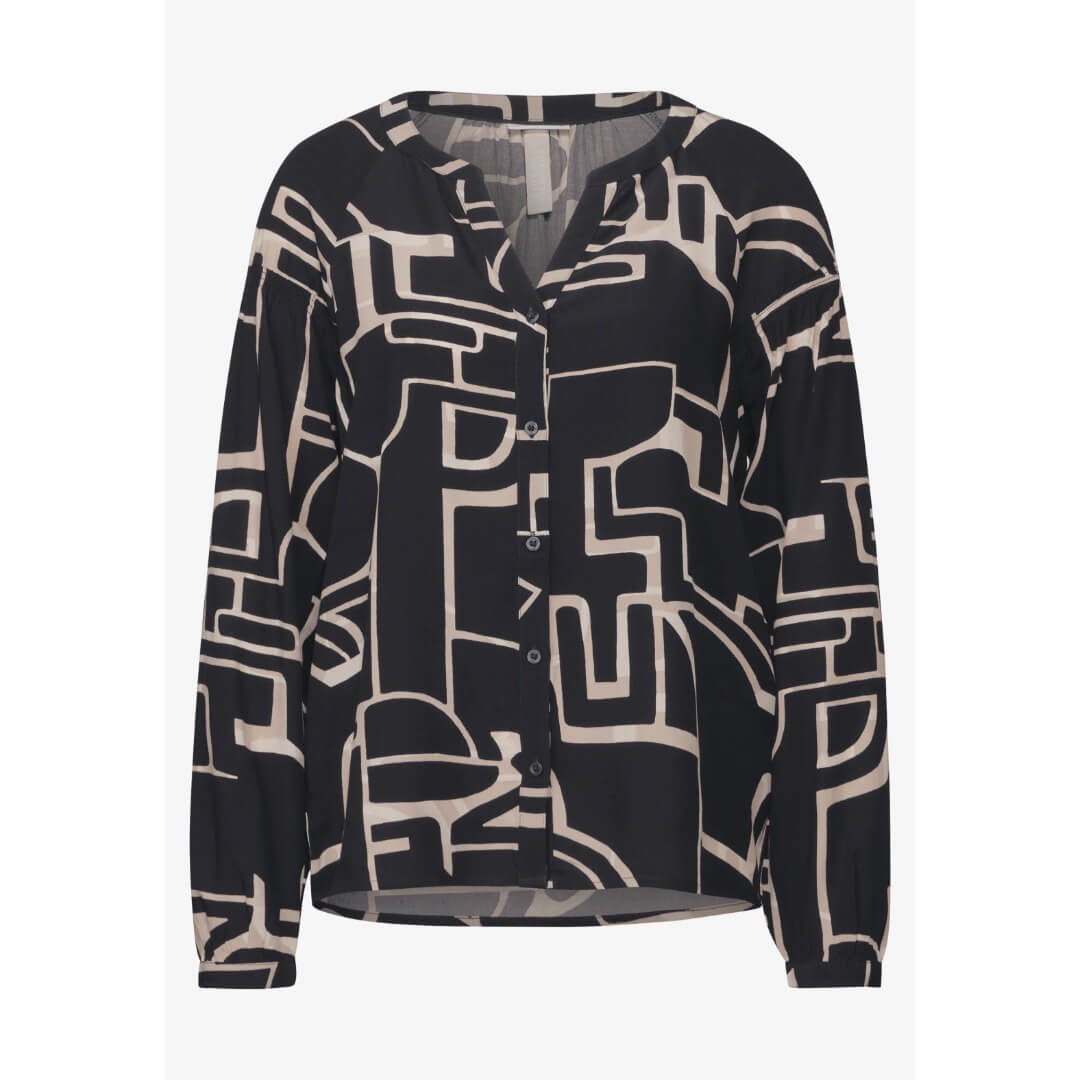 Street One kuosipaita, sininen - Moment.fi