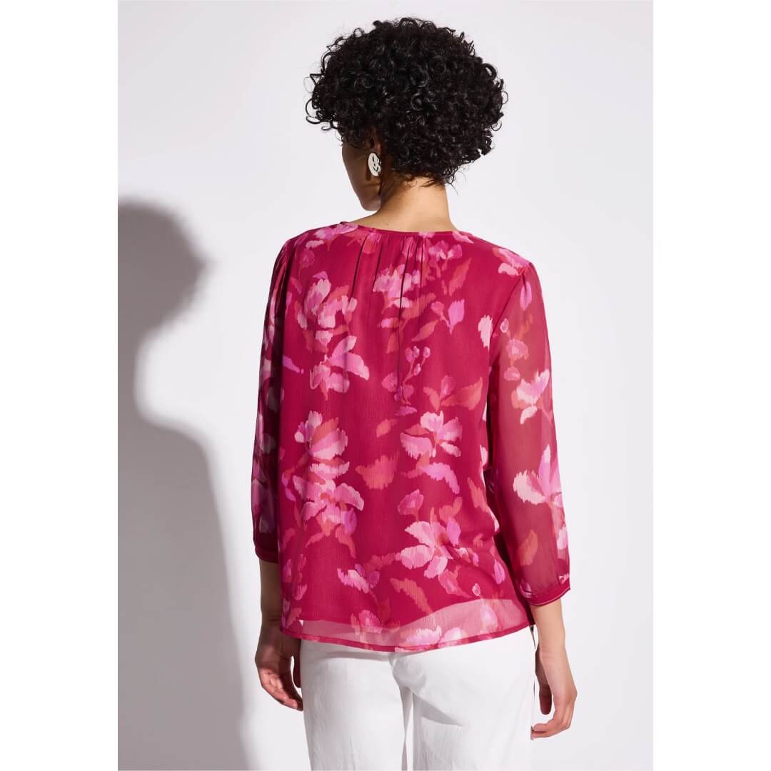 Street One chifonkipaita, punainen - Moment.fi