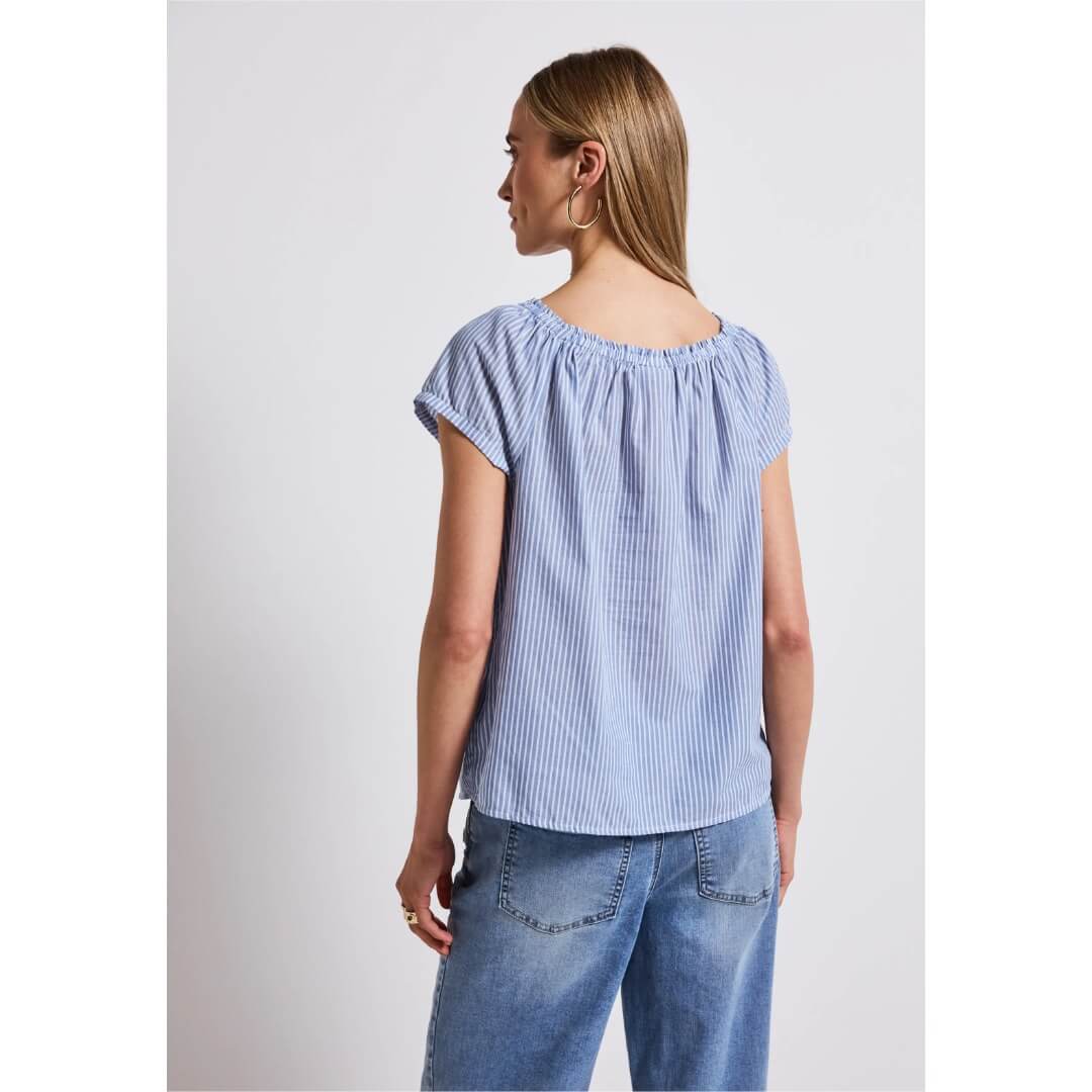 Street One raitapaita, vaaleansininen - Moment.fi