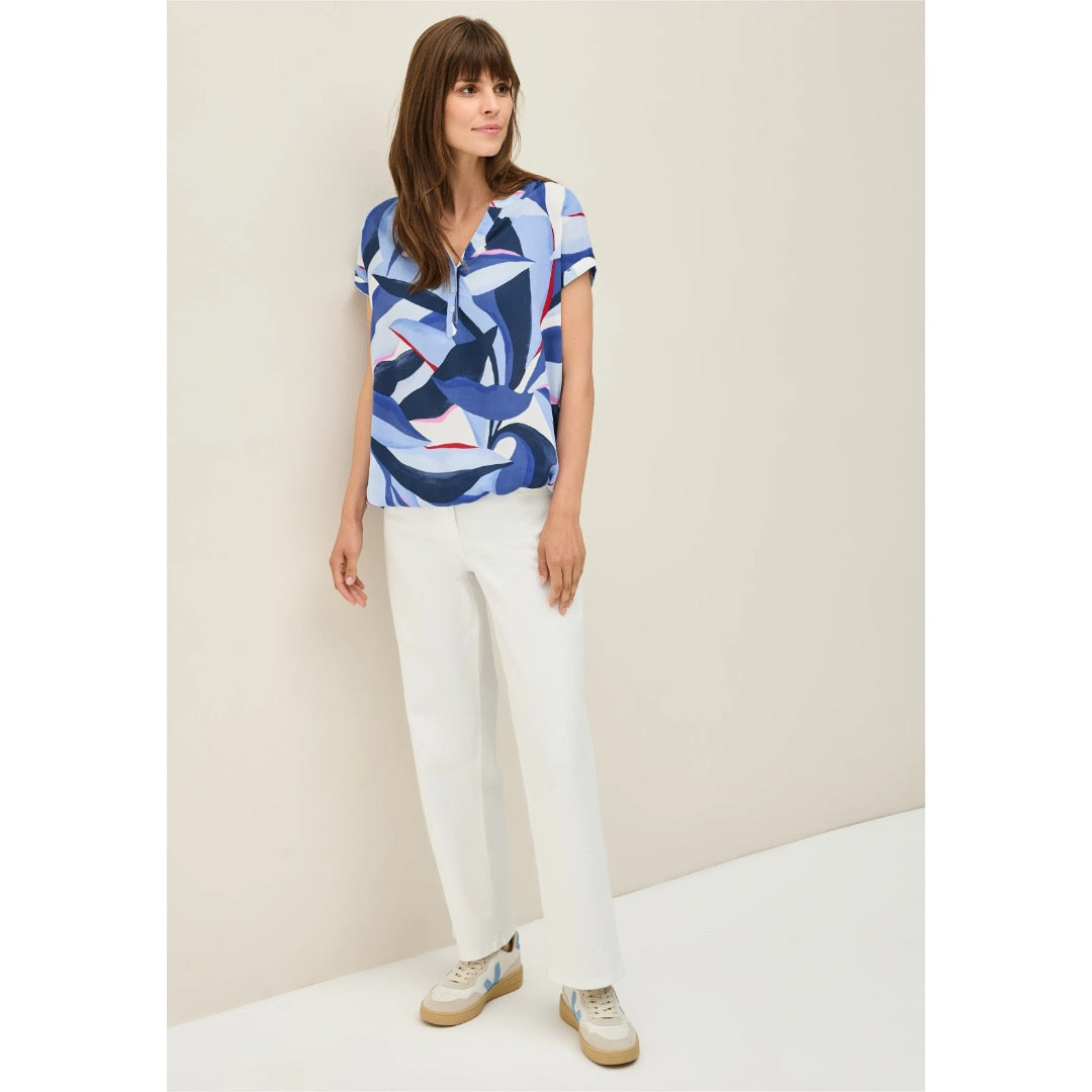 Cecil kuosipaita 1/2, vaaleansininen - Moment.fi