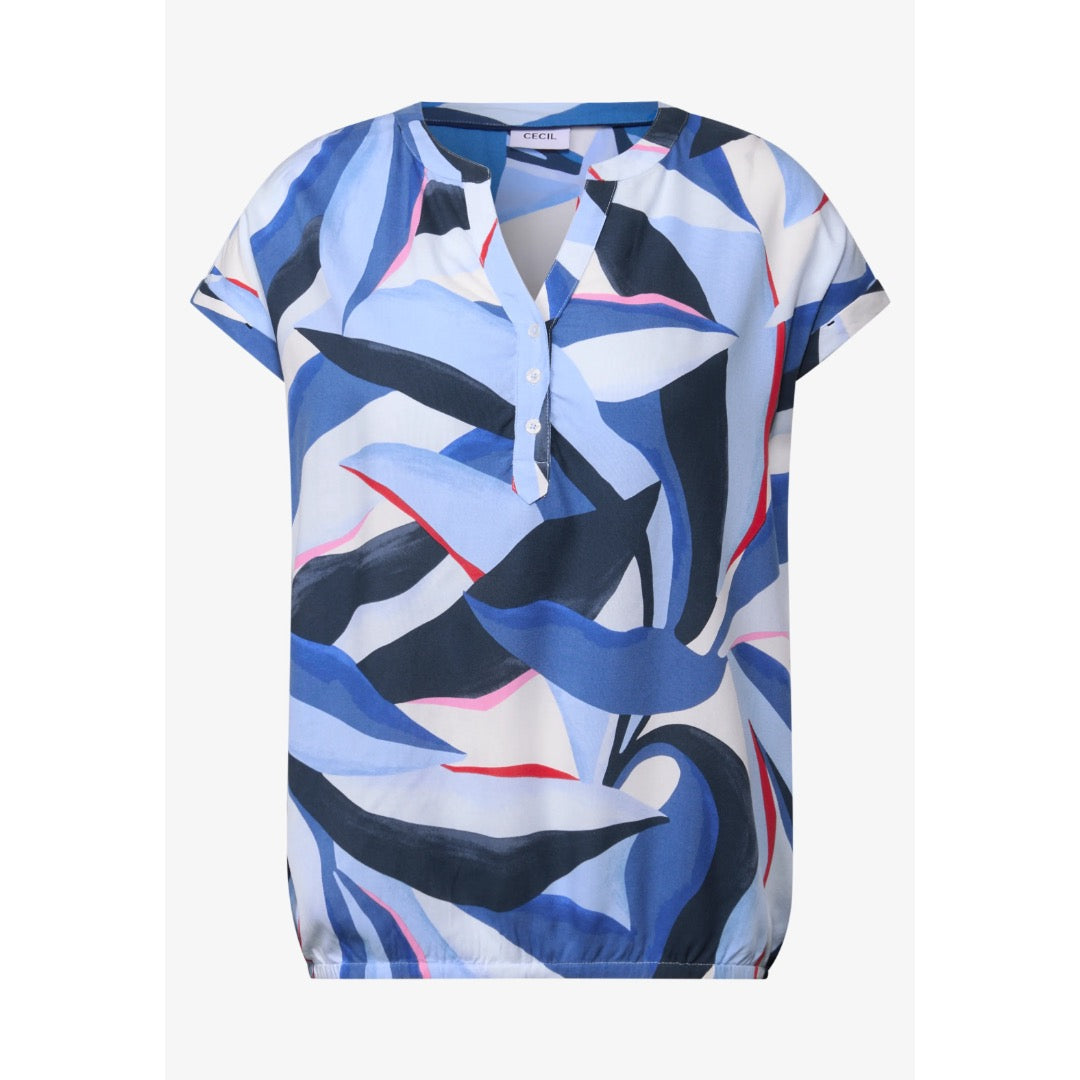 Cecil kuosipaita 1/2, vaaleansininen - Moment.fi