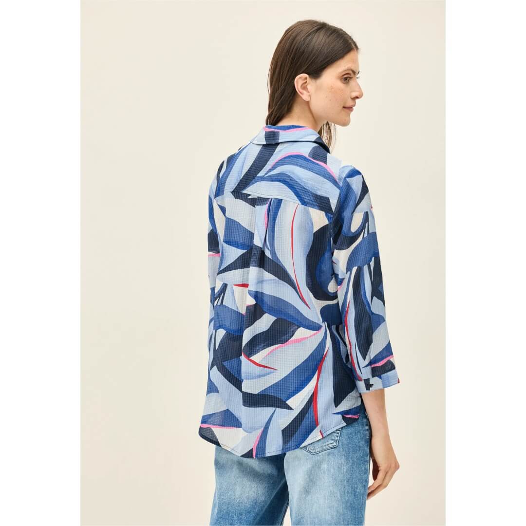 Cecil kuosipaita, sininen - Moment.fi