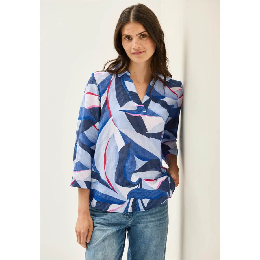 Cecil kuosipaita, sininen - Moment.fi