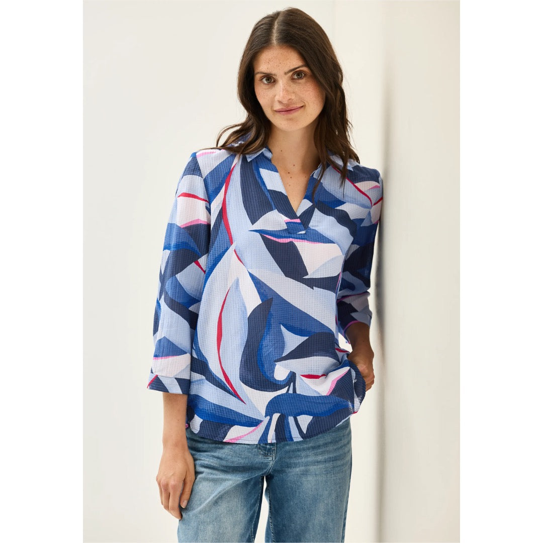 Cecil kuosipaita 1/1, vaaleansininen - Moment.fi