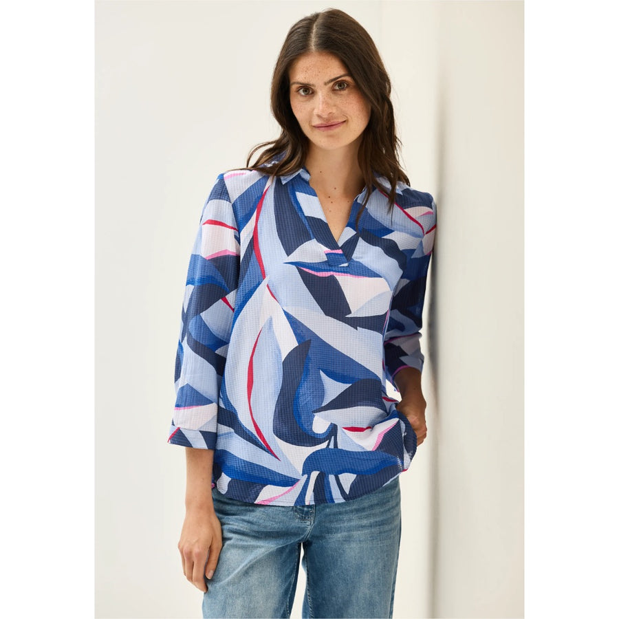 Cecil kuosipaita 1/1, vaaleansininen - Moment.fi