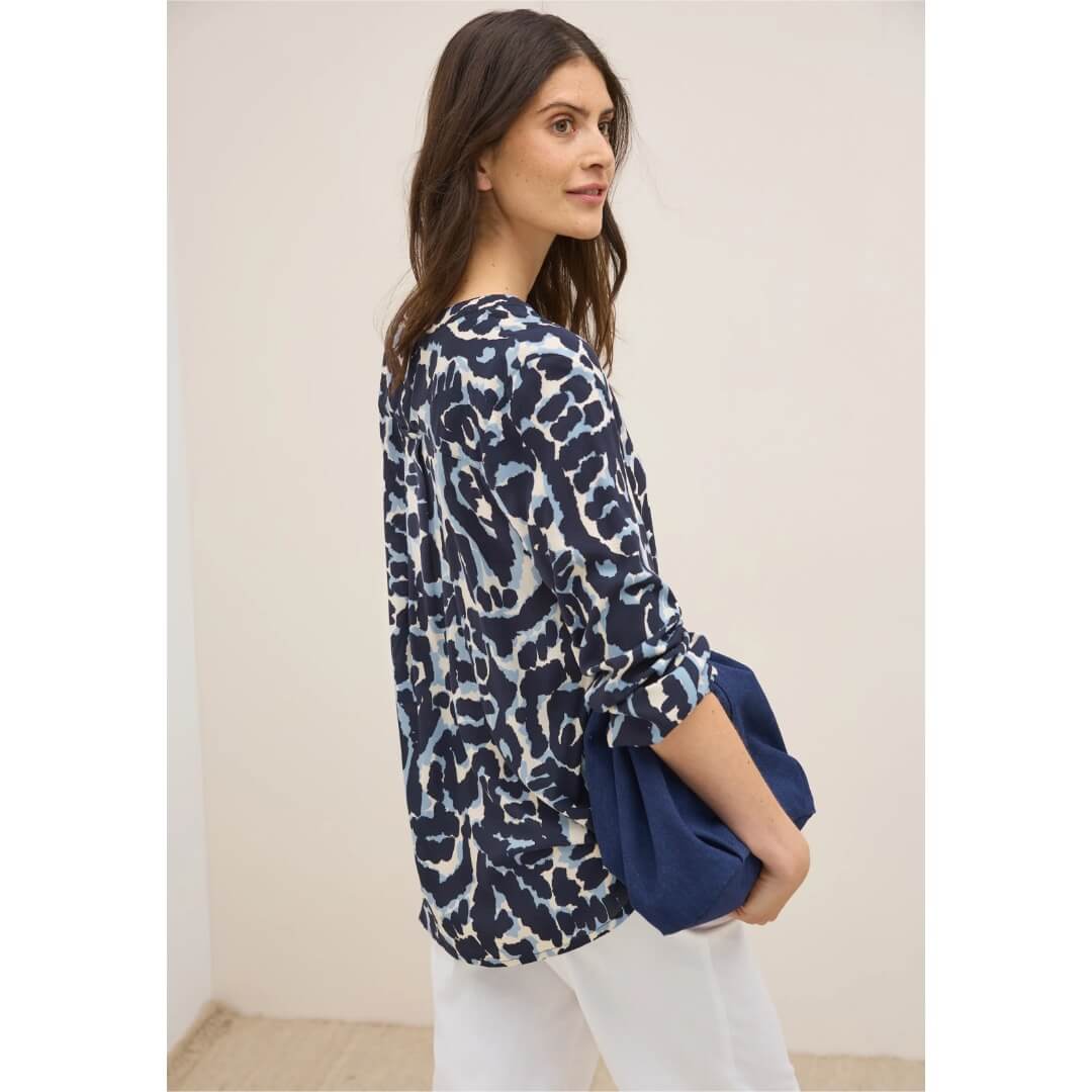 Cecil kuosipaita, sininen - Moment.fi