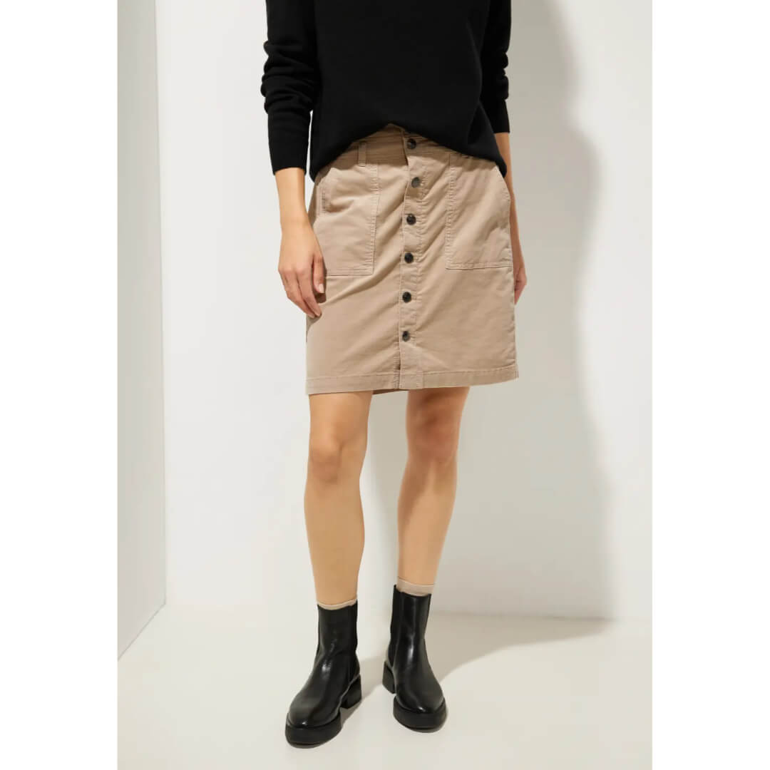 Street One samettihame, beige - Moment.fi