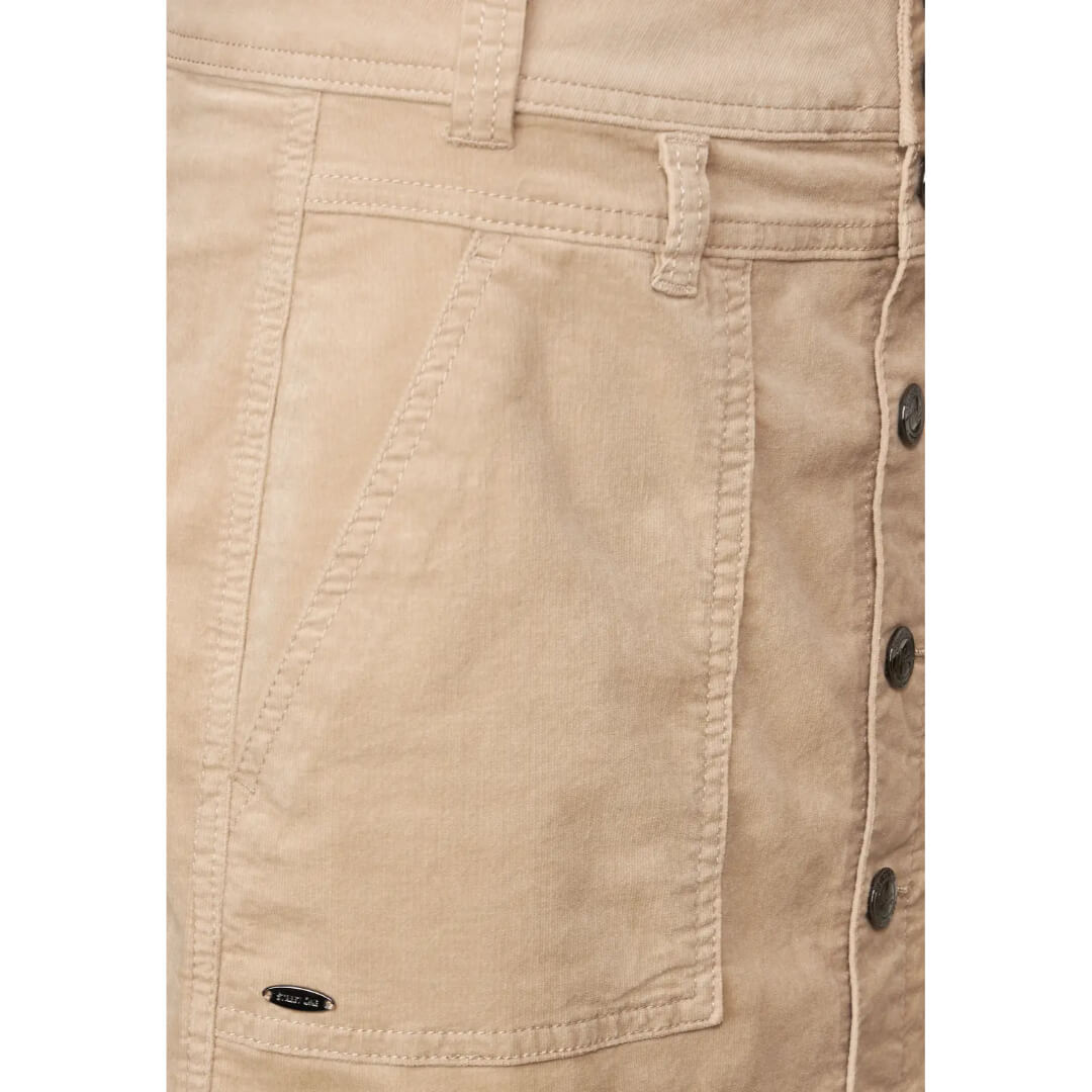 Street One samettihame, beige - Moment.fi