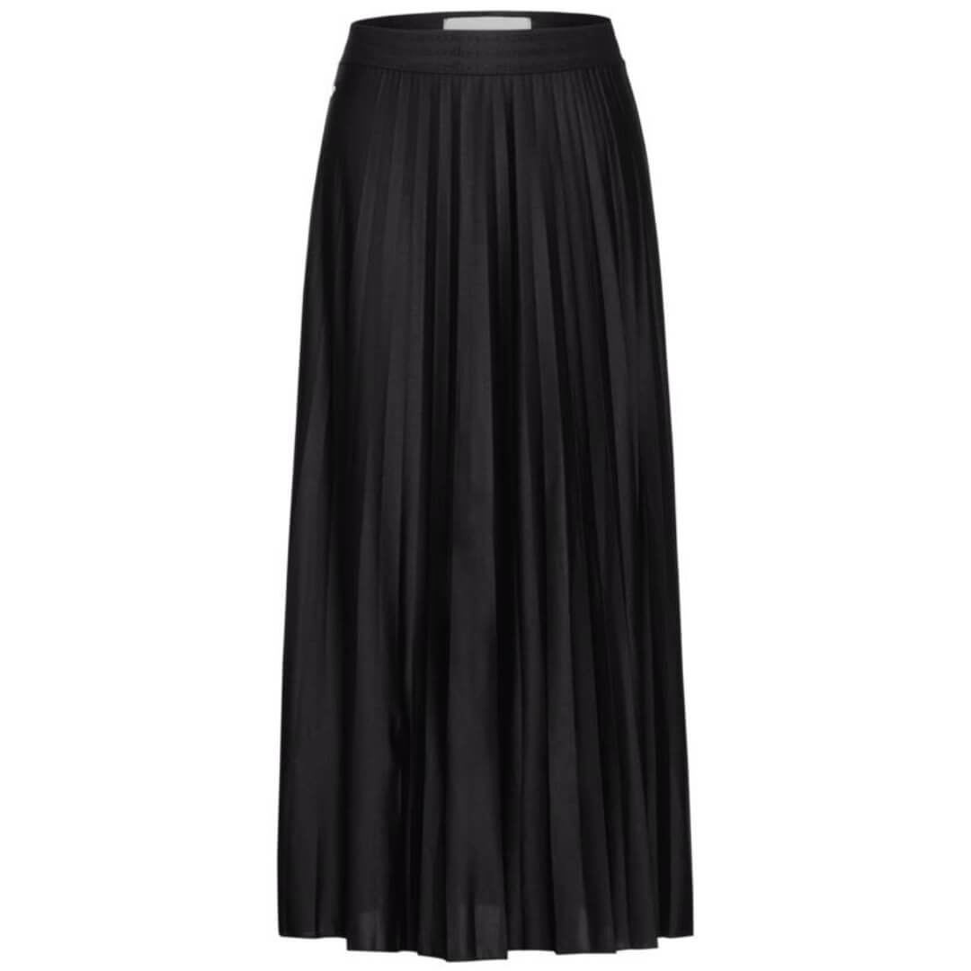 Street One pliseerattu hame, musta - Moment.fi