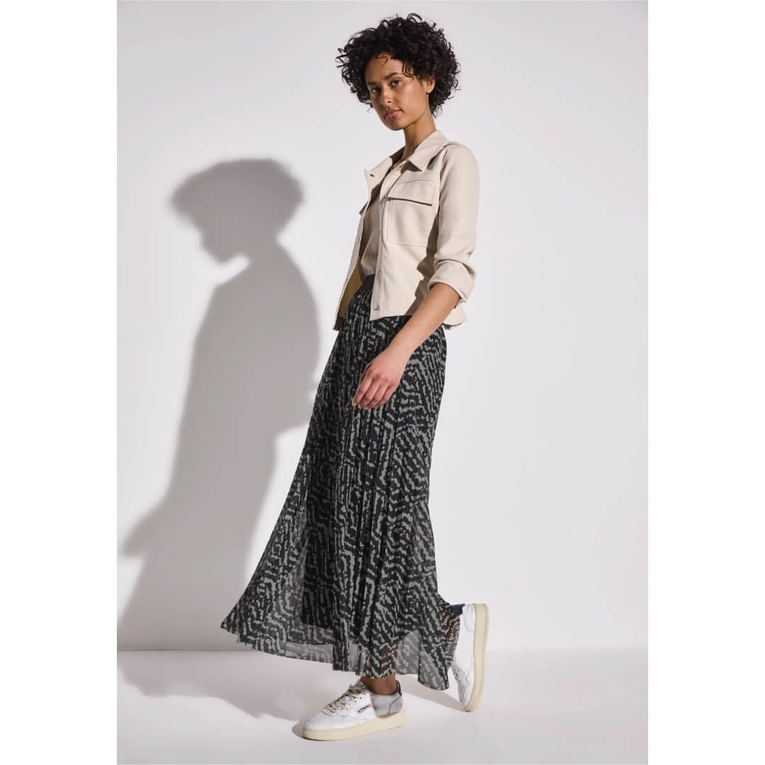 Street One maxihame mesh, musta - Moment.fi