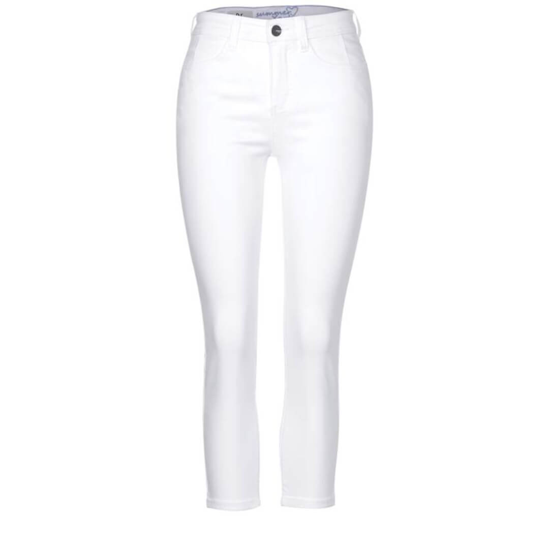 Street One farkku 7/8, valkoinen - Moment.fi