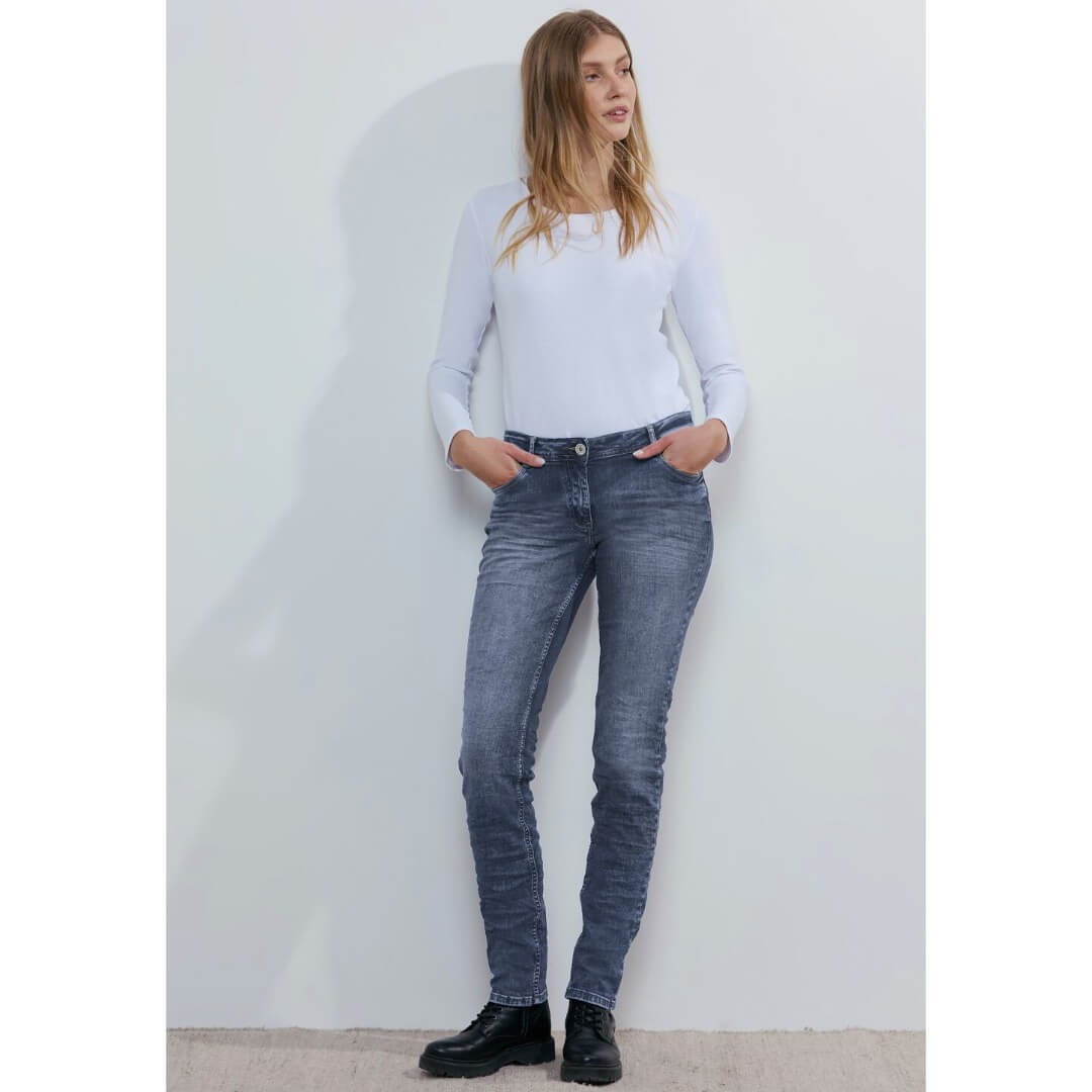 Cecil farkku Scarlett, keskisininen - Moment.fi