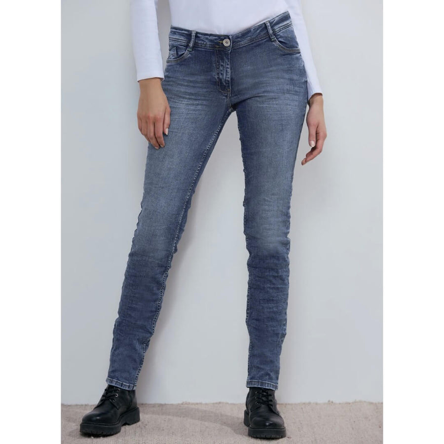 Cecil farkku Scarlett, keskisininen - Moment.fi