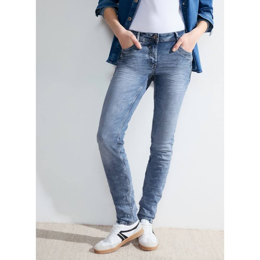 Cecil farkku Scarlett, vaaleansininen - Moment.fi